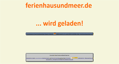 Desktop Screenshot of ferienhausundmeer.de