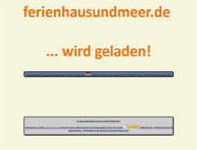 Tablet Screenshot of ferienhausundmeer.de